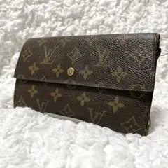 ルイヴィトン ポルトトレゾールインターナショナル 三つ折り財布 モノグラム◎
