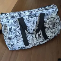 MOOMIN ムーミン コミック柄 ボストンバッグ 旅行バッグのサムネイル