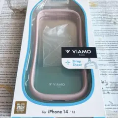 iPhone 14/13 耐傷・耐衝撃 クリアケース ダスティピンク