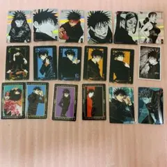 呪術廻戦 ギラギラ 箔押し トランプ 現場写真 マグネット 伏黒