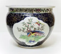 2609 中国骨董　花鳥文　鉢　植木鉢　時代物 2609 中国骨董 花鳥文 鉢 植木鉢 時代物 - メルカリ