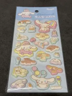 シナモン　シナモロール　サンリオ　韓国　シール　マシュマロ