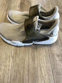 NIKE SOCK DART ベージュ スニーカー 25cm