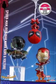 【コスベイビー】［サイズＳ］スパイダーマン＆アイアンマン・マーク４７＆バルチャー コスベイビー】［サイズS］スパイダーマン＆アイアンマン・マーク