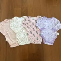 ★ユニクロ UNIQLO★長袖 ロンパース4枚　80㎝