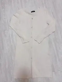 rienda ホワイト カーディガン