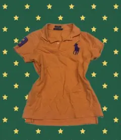 Ralph Laurenポロシャツオレンジ