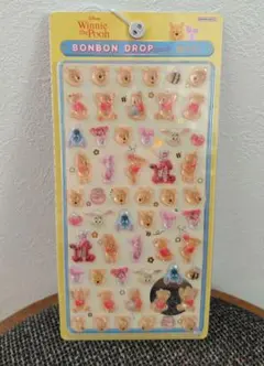 【正規品】ボンボンドロップシール ミニ くまのプーさん