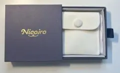 ニコイロ　ペアネックレス ダブルリング ピンクゴールド