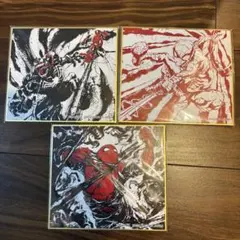 SEGA ラッキーくじ スパイダーマン＆ヴェノム D賞 ミニ色紙 3種のサムネイル