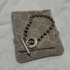 【値下げ】グッチ GUCCI ブレスレット ボールチェーン シルバー 925
