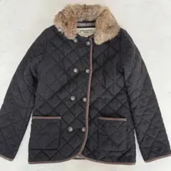 限定価格】バーバリーブルーレーベル ダウンコート 裏地チェック