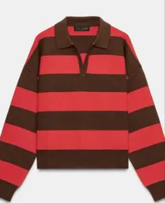 ZARA ニットポロ