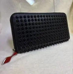 ✨極美品✨ ルブタン 長財布 パネトーネ ラウンドジップ　ブラック