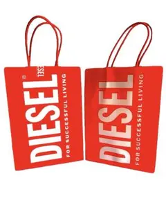 売約済 DIESEL 紙袋 ショッパー 赤 4枚セット - メルカリ