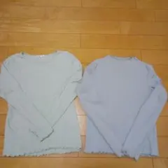 CINEMA CLUB、gu リブTシャツ 2枚セット