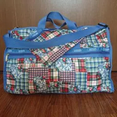 LeSportsac 2wayショルダー大きなボストンバッグパッチワーク柄