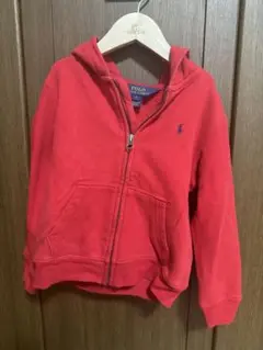 Polo Ralph Lauren レッド ジップアップパーカー サイズ5