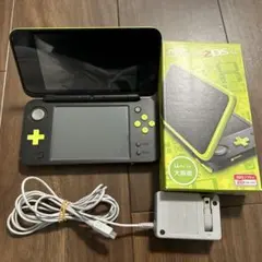 New 2DS LL ブラック/ライム本体 ACアダプター付き