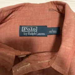 ９０sRalph Lauren L チンストラップ シャンブレーシャツ