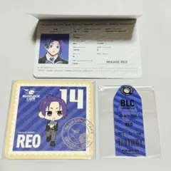 【3点セット】 ブルーロック カフェ パスポート コースター タグ 御影玲王