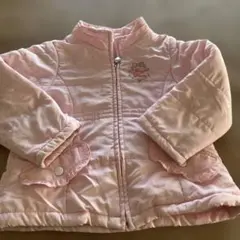 mezzo piano ピンク 中綿コート