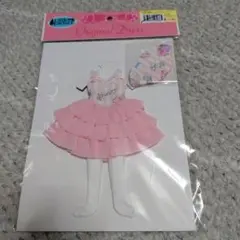 リカちゃんキャッスル　2022年 バレンタインドレス　フリルワンピース　ピンク