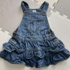 babyGap デニムオーバーオールワンピース 80