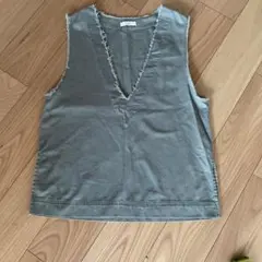 DISCOAT ベスト　カーキ