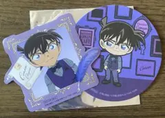 名探偵コナン　コースター　ステッカー　江戸川コナン