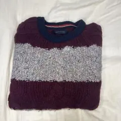 TOMMY HILFIGER ケーブルニットセーター L