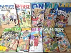 COLOR WALK尾田栄一郎画集10冊ワンピースTIGER/DRAGON付録揃