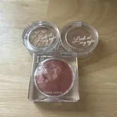 ETUDE HOUSE 単色アイシャドウ 3色セット