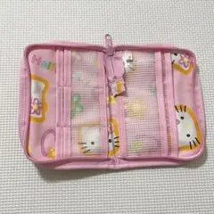 新品 ハローキティ ジッパーポーチ ピンク カードケース 母子手帳ケース 貴重品