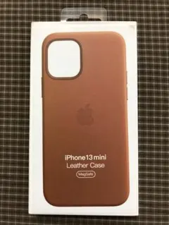 iPhone 13 mini レザーケース 純正 ゴールデンブラウン匿名発送