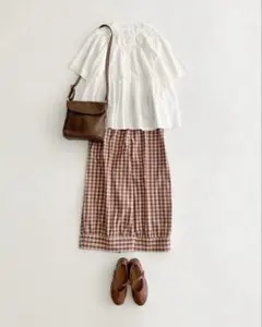 新品裾切替パンツ❤️タイムセール