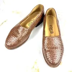 美品✨coca 編み込み スリッポン 35.5 フラットシューズのサムネイル