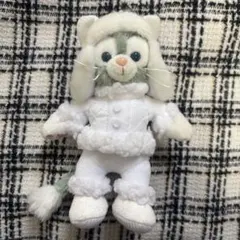 東京ディズニーリゾート ぬいぐるみ バッジ ジェラトーニ 白