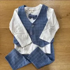 水色フォーマルセット 90-100cm