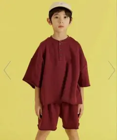 ペアマノンストリート Tシャツ ハーフパンツ セットアップ 130