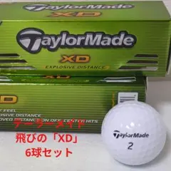 【新品】TaylorMade XD ゴルフボール 6個（3個入り2箱セット）のサムネイル