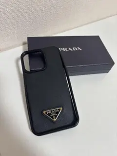 PRADA ブラックレザーケース　iPhone13Proのサムネイル