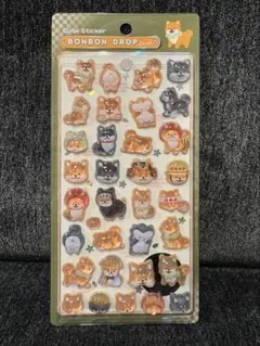 ボンボンドロップシール　柴犬