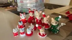 みゆきぽん様専用注文ページ、シルバニアファミリー ハンドメイドクリスマス洋服