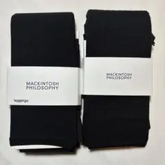 マッキントッシュ・M-L レギンス タイツ 2点セット（ブラック・ヘリンボーンのサムネイル