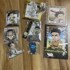 鬼滅の刃 悲鳴嶼 行冥 きゃらドリ ハロウィン アクスタ 缶バッジ アクキー