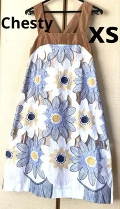 【最終値下げ】Chesty ノースリーブワンピース　xsサイズ