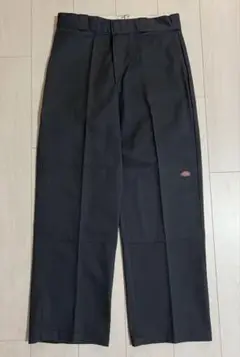 90s usa製 Dickies 32×34 ダブルニー チャコールグレー Dickies ディッキーズ ワークパンツ ダブルニー レギュラー