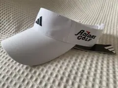 新品タグ付　アディダス　ゴルフ　バイザー　白