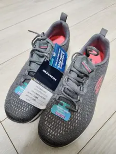 SKECHERS メモリーフォーム スニーカー 25.0cm グレー